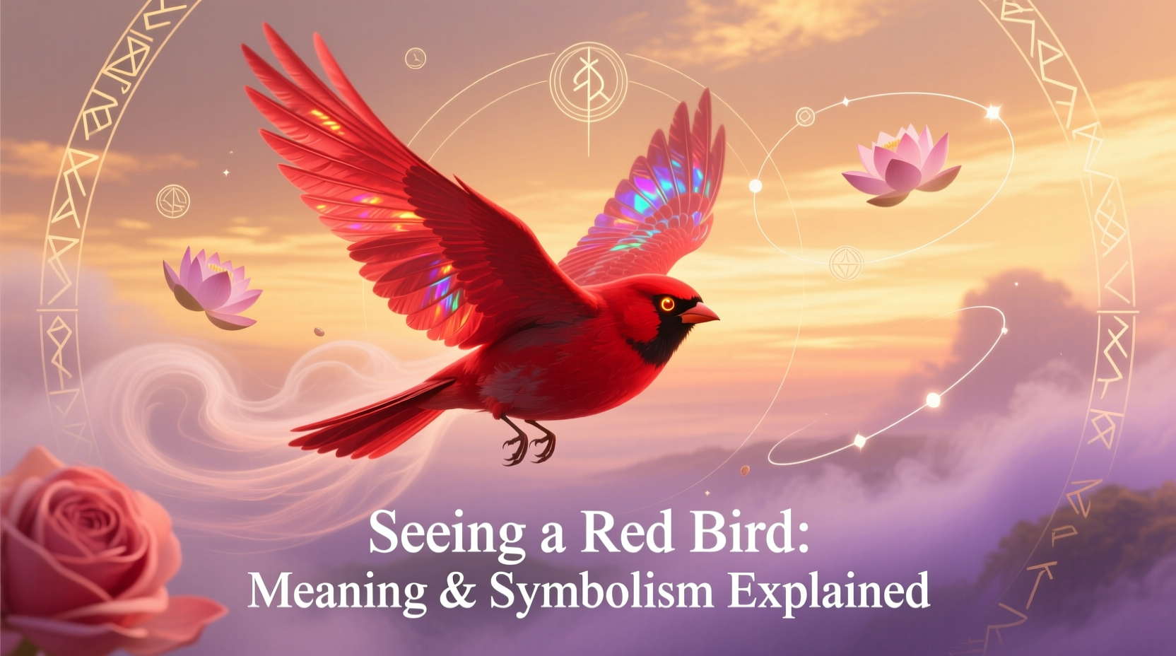 what does it mean to see a red bird