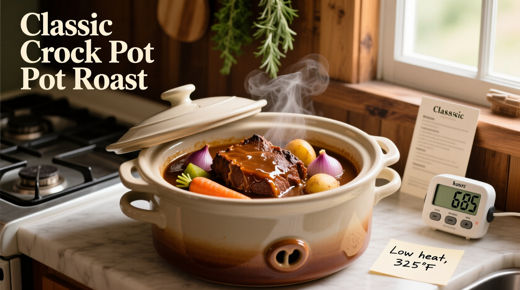 how long to cook pot roast in crock pot