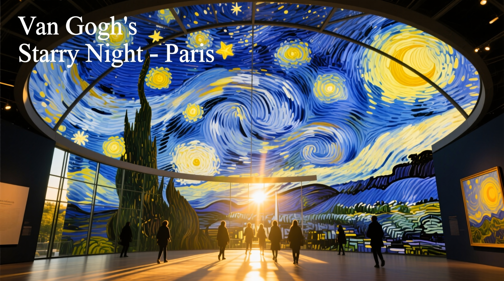 Immersive Van Gogh Starry Night Paris Exhibit: Budget Travel Guide
