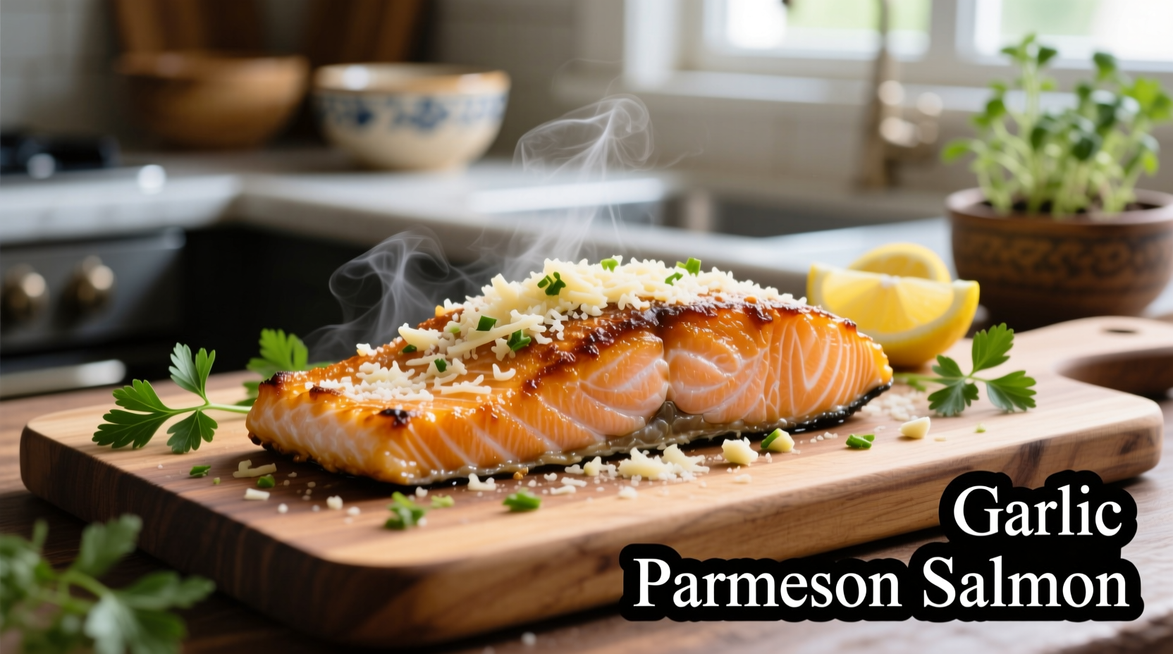 garlic parmesan salmon