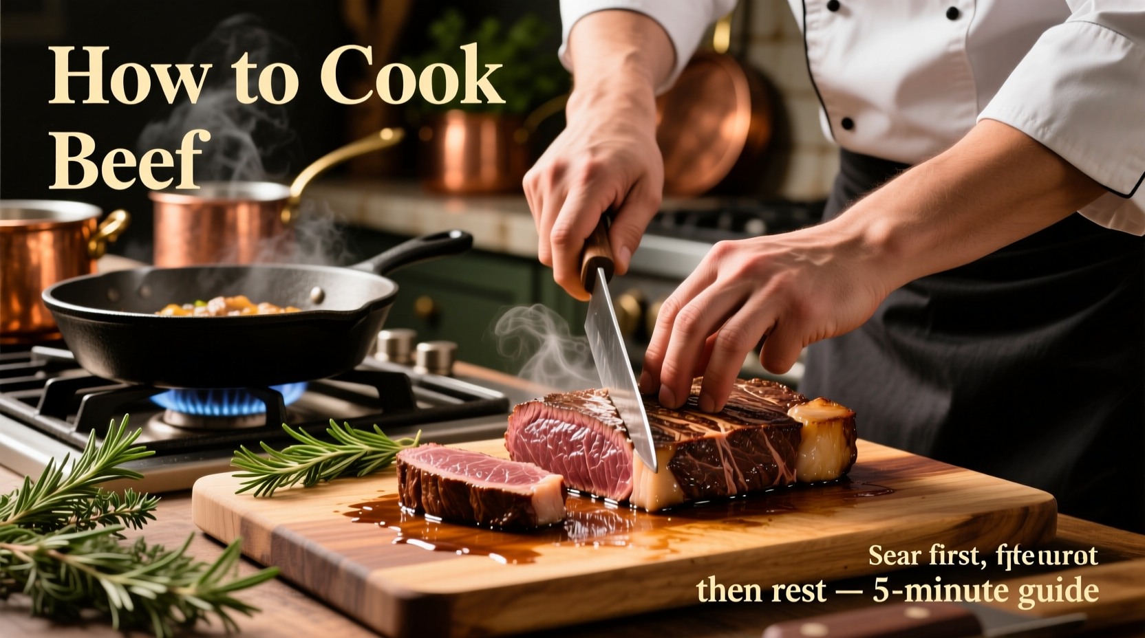 Perfect Beef Cooking Guide: Methods, Temperatures & Tips