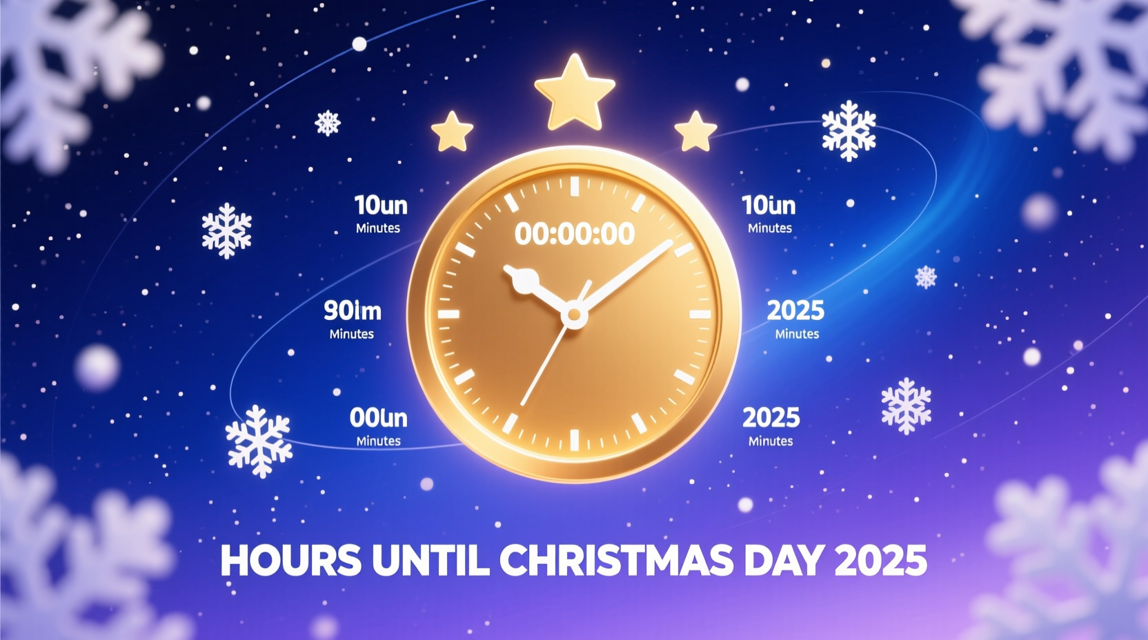 how many hours to christmas day