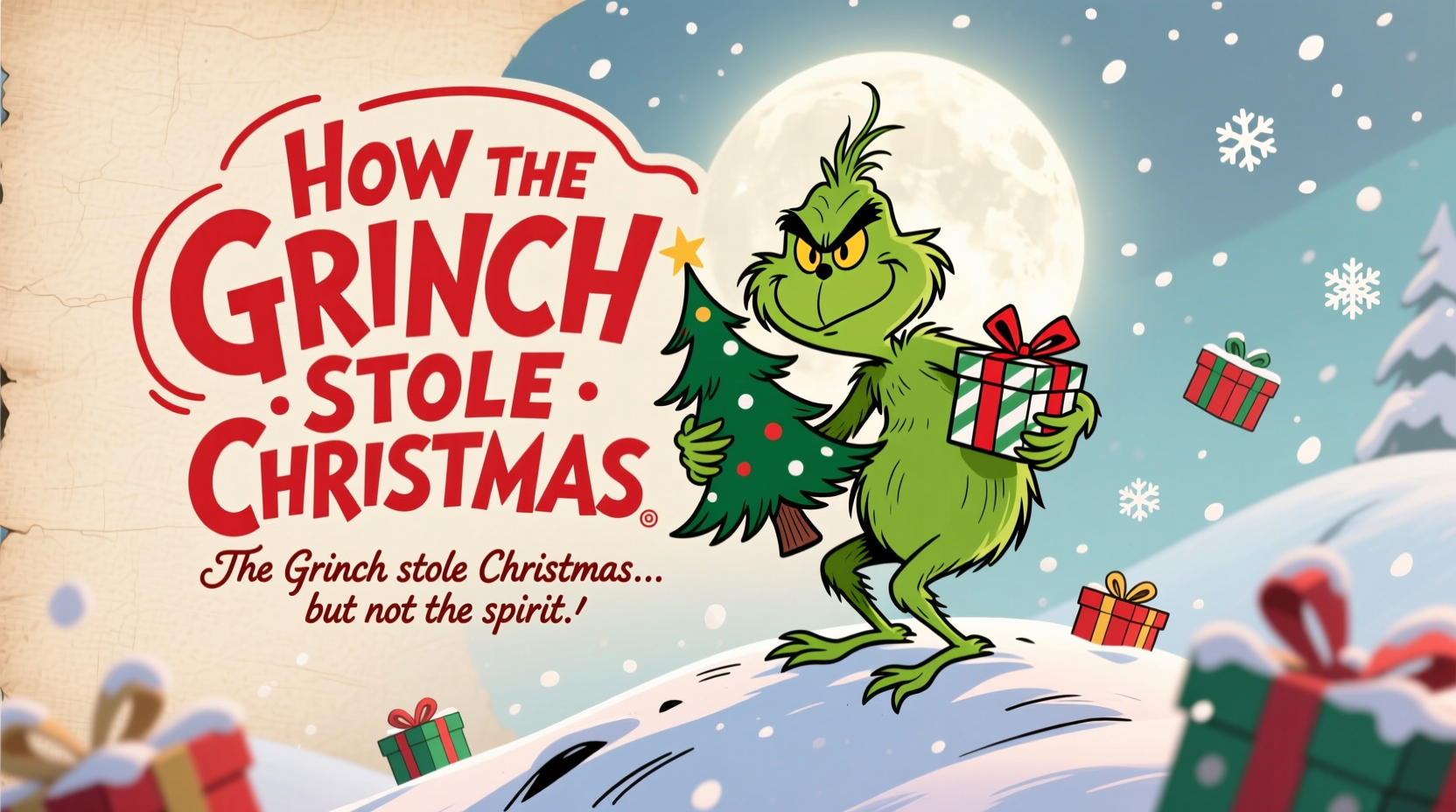 how the grinch stole christmas logo