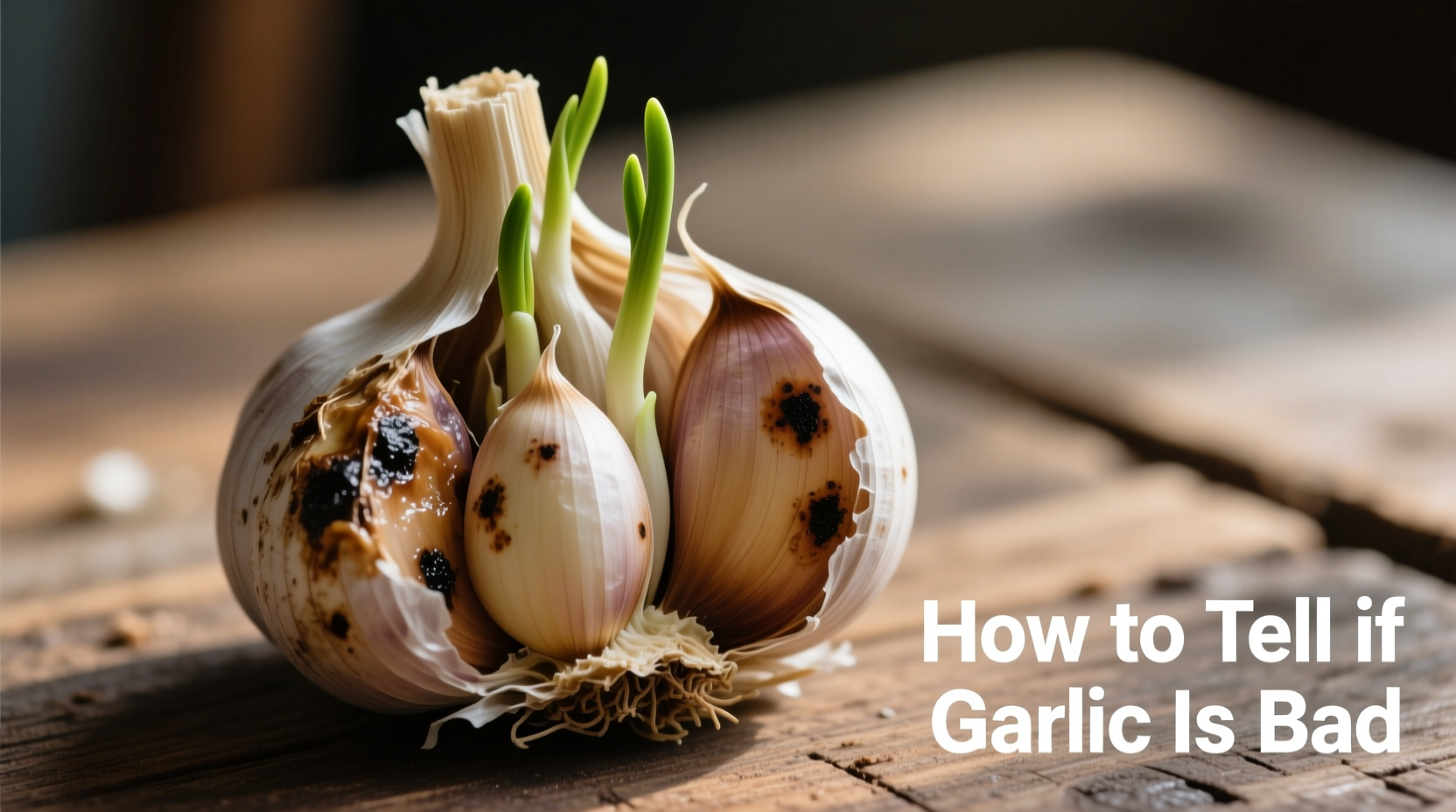 how do you know when garlic is bad
