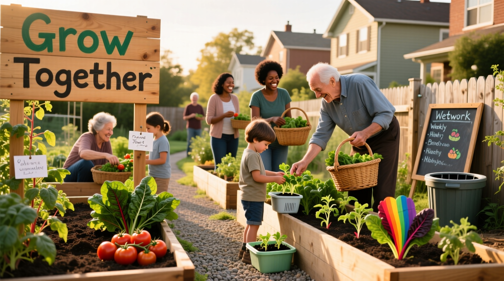 Open food network community sharing fresh produce