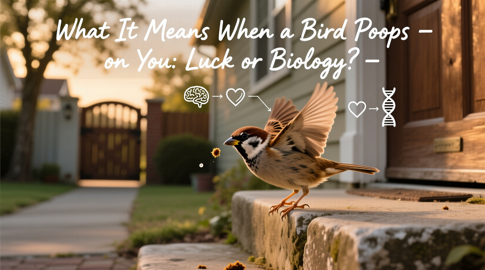 what do it mean when a bird poop on you