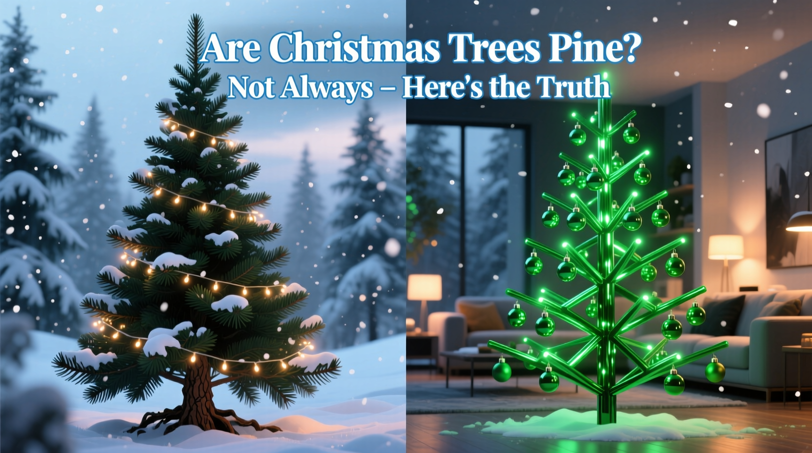 are christmas trees pine