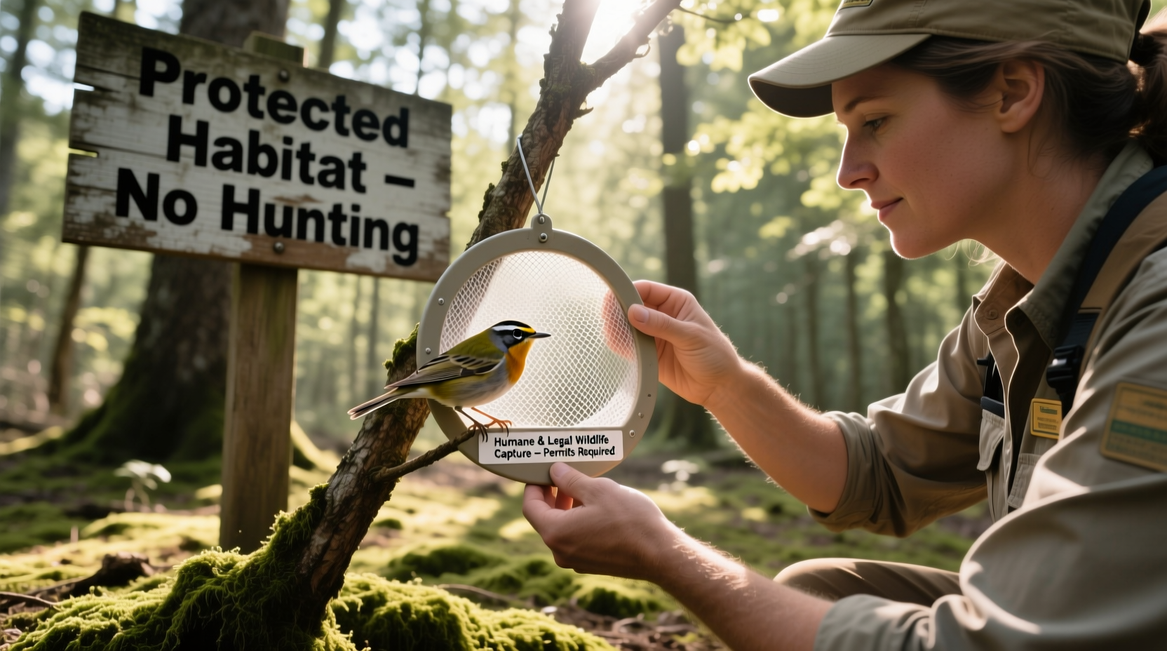 how do you catch a bird