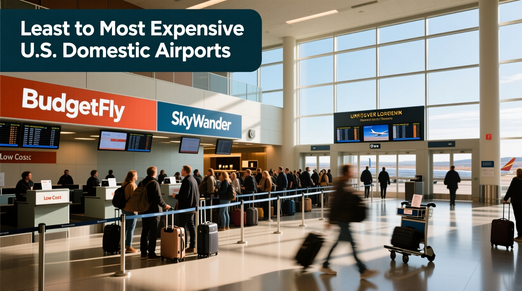 Least & Most Expensive Airports for US Domestic Travel: Price Guide