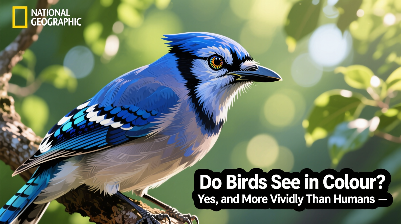 do birds see in colour