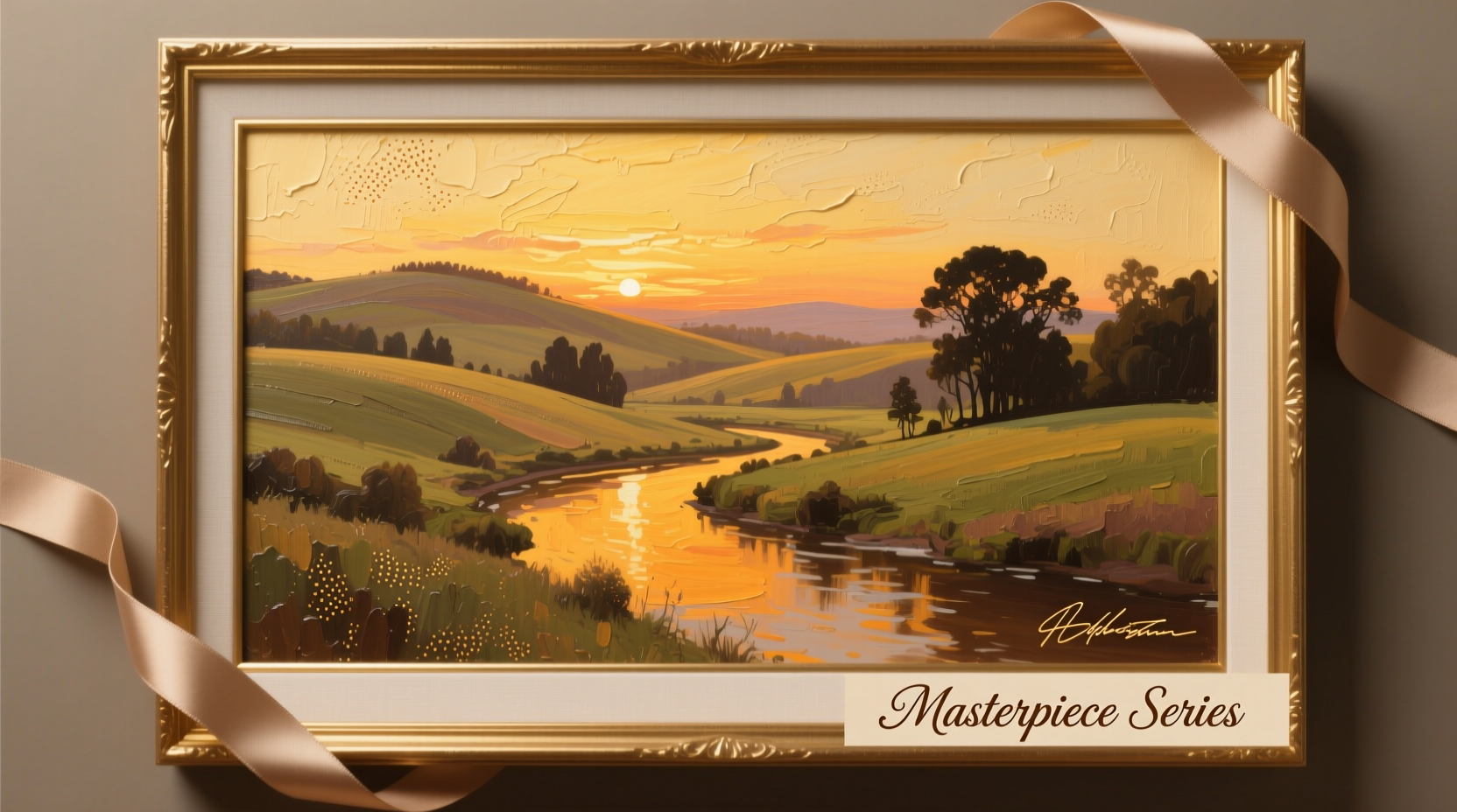 Upgraded hobby lobby craft kit painting with professional finish