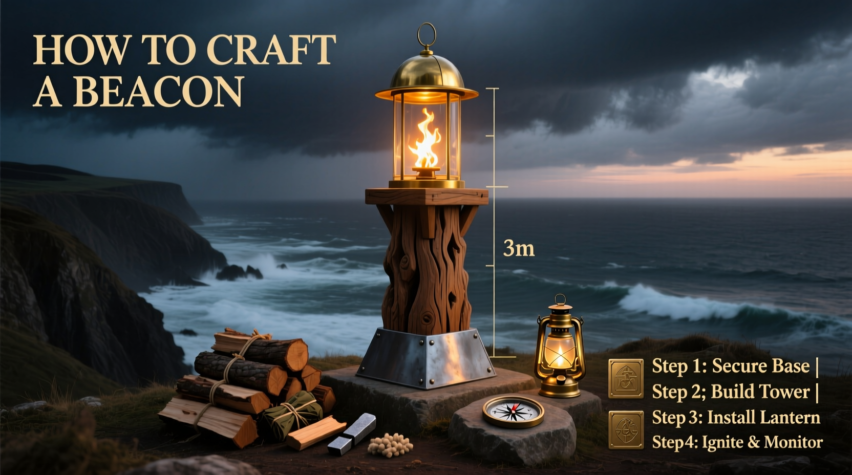 how to craft a beacon