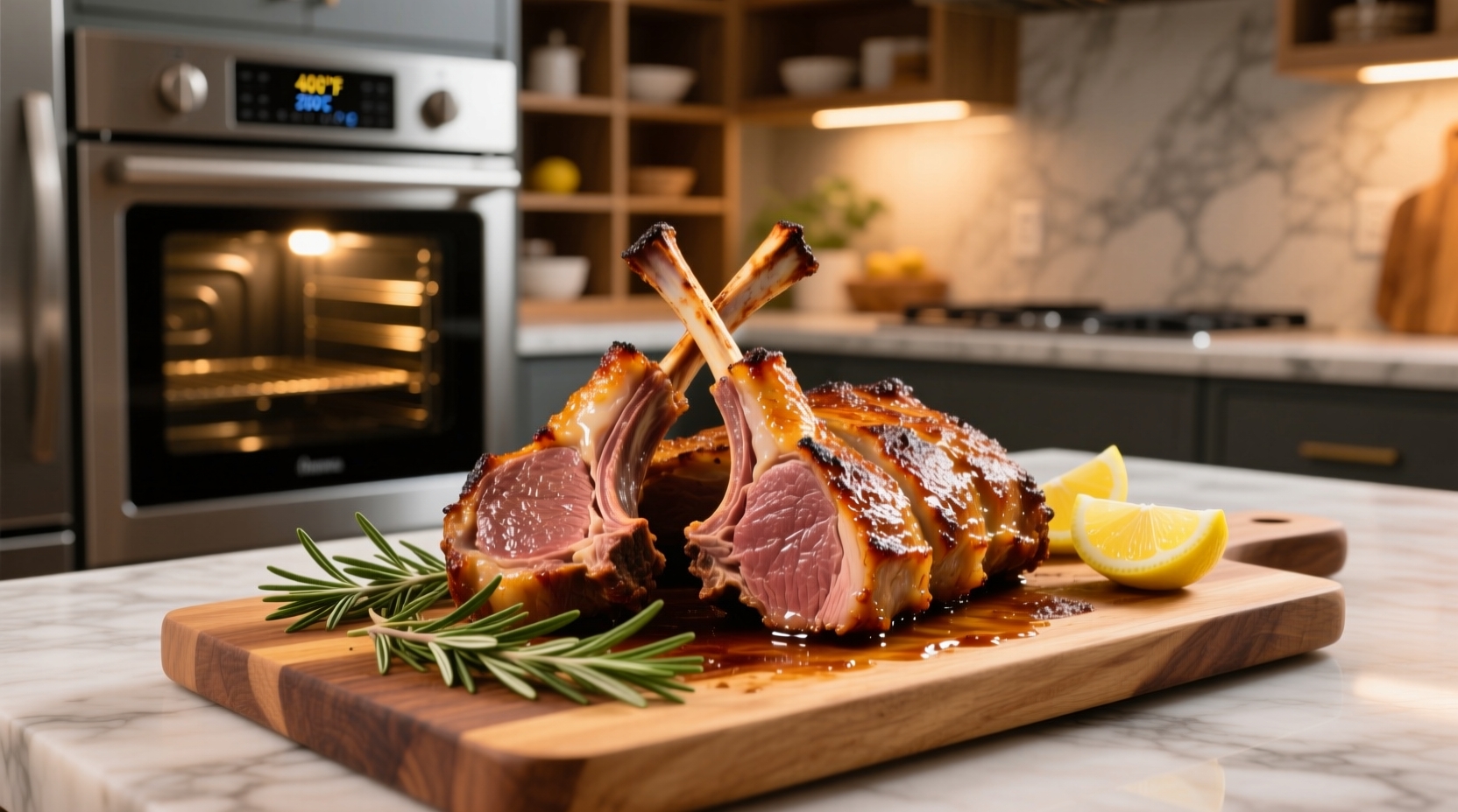 how long to cook lamb chops in oven