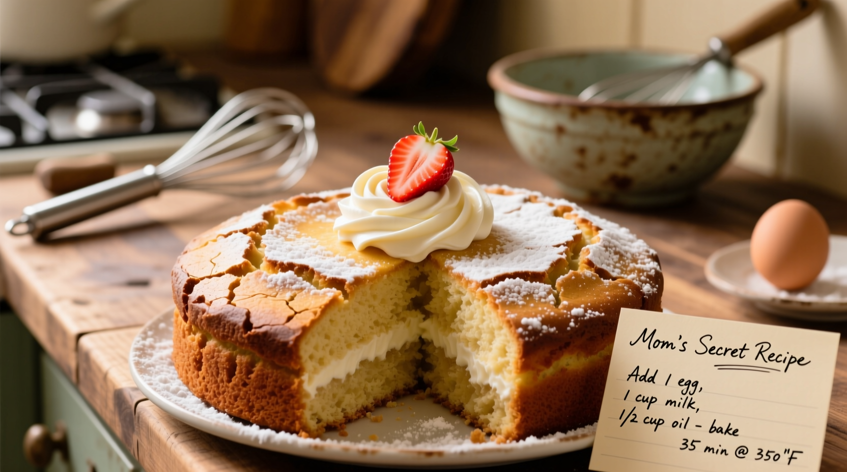 make box cake mix taste homemade