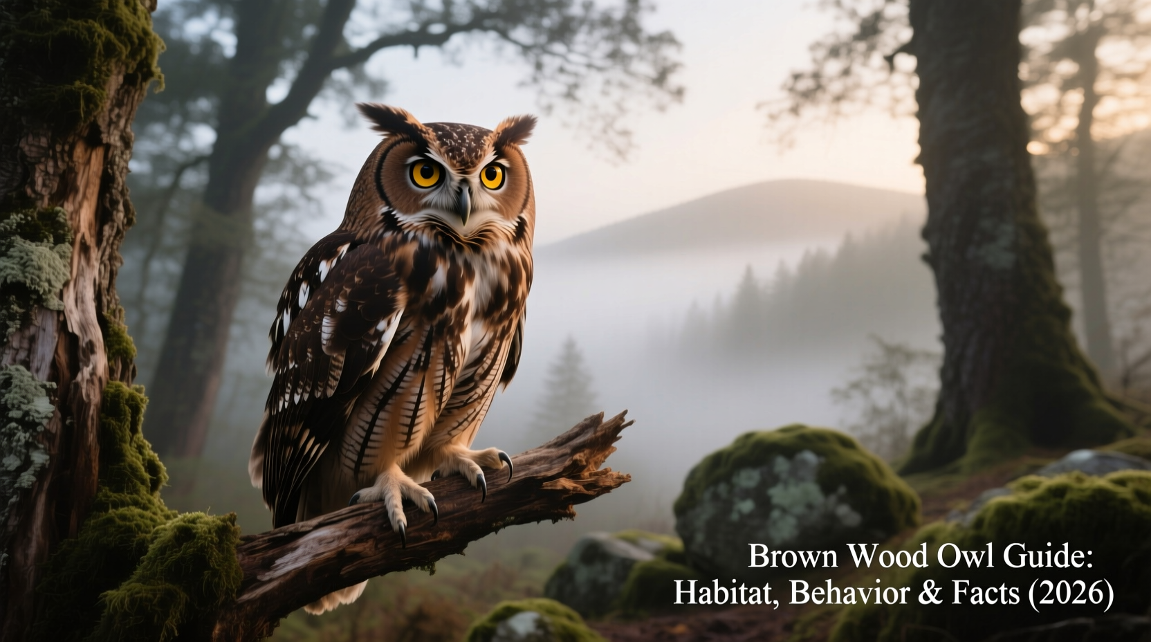 Brown Wood Owl Guide: Habitat, Behavior & Facts (2026)