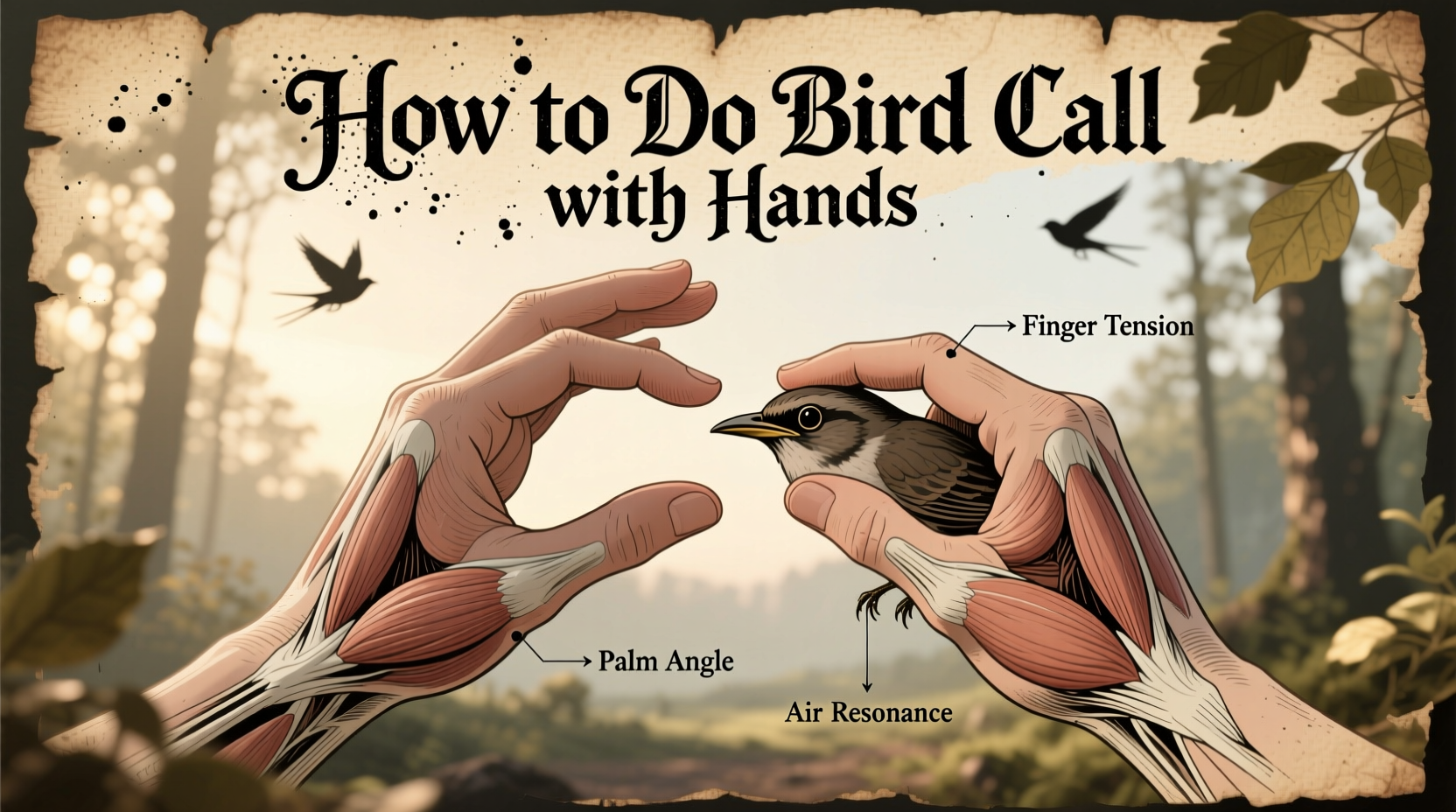 how to do bird call with hands