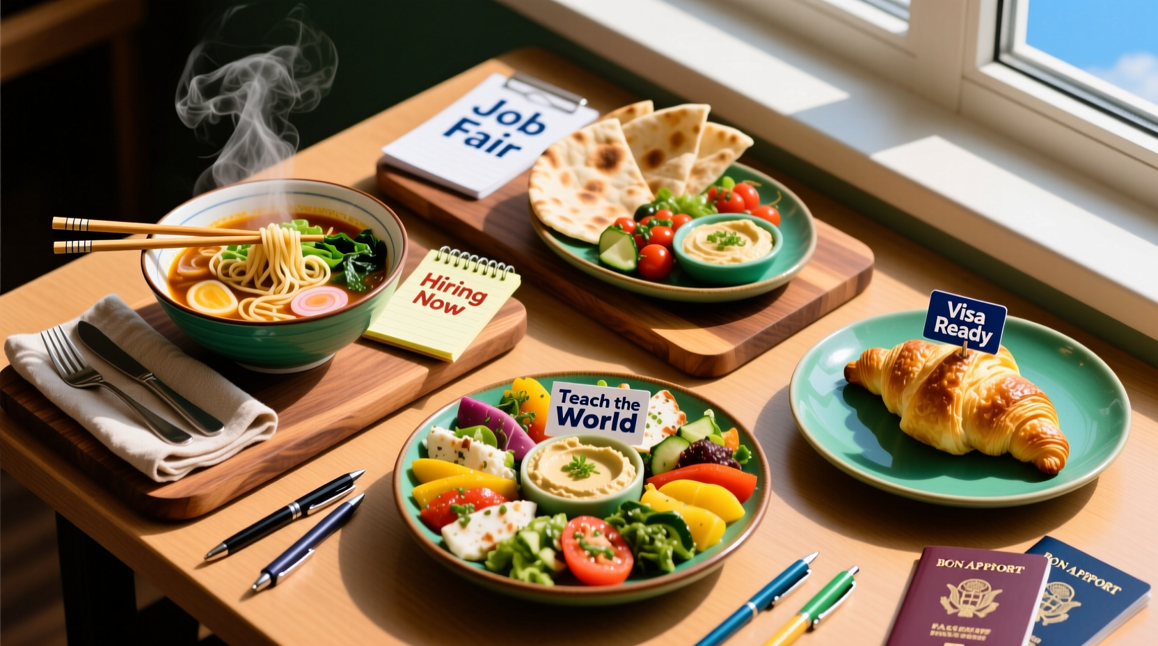 Three Job Fairs, Three Jobs: International Teacher Hiring Saga Food & Dining Guide