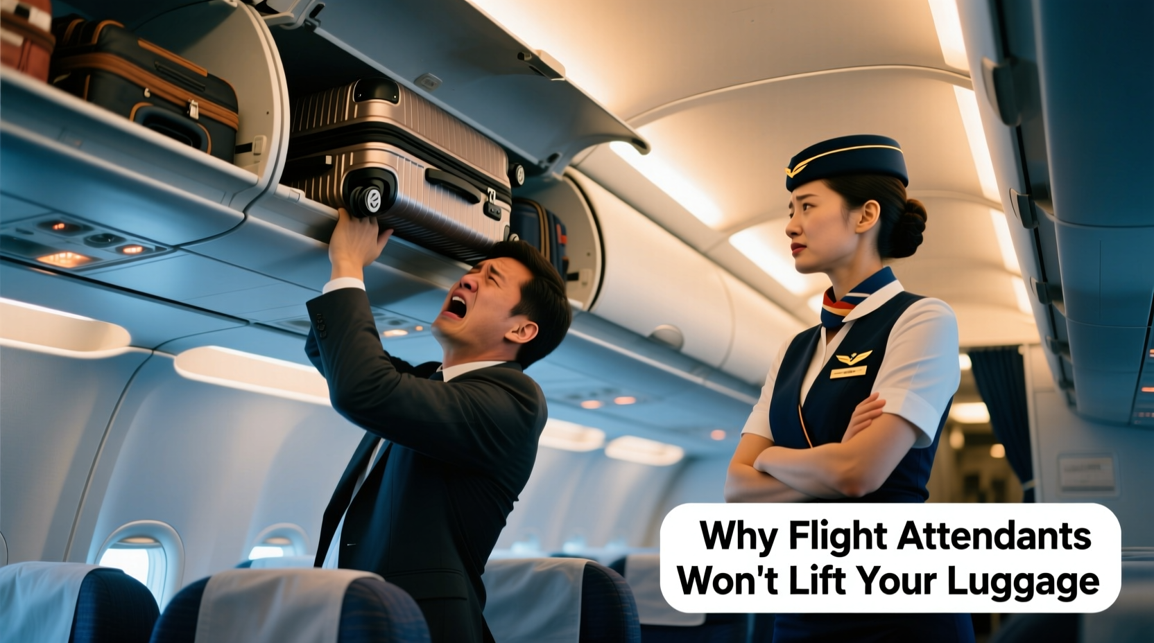 Why Flight Attendants Won’t Lift Your Luggage: Transport & Logistics Guide