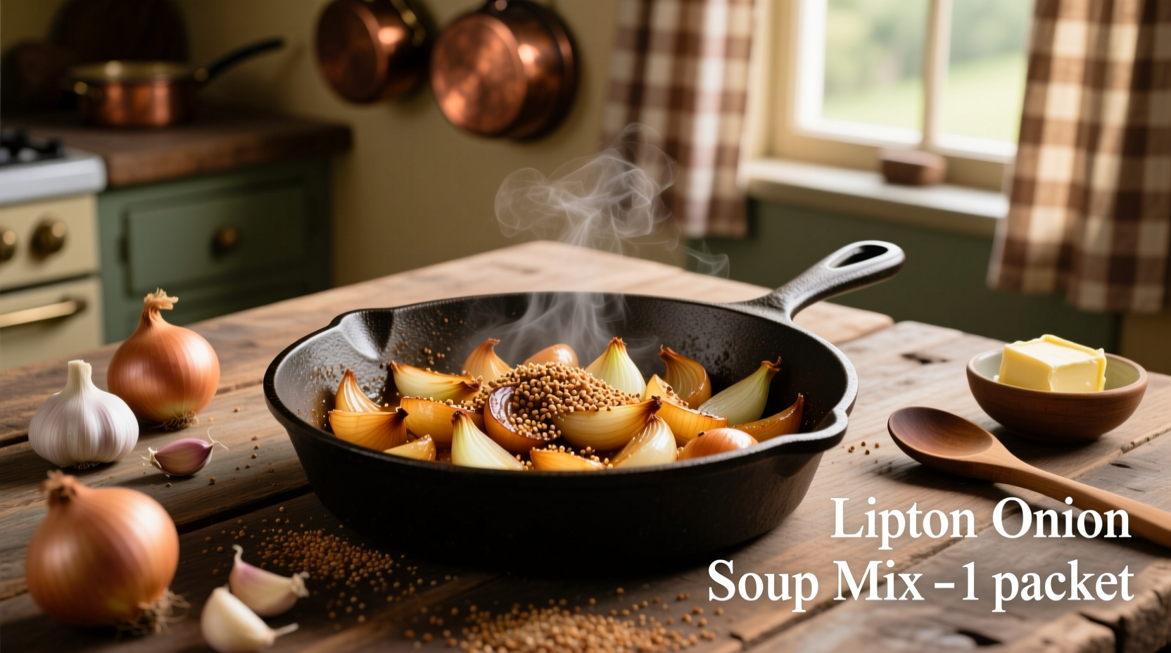 Lipton onion soup mix recipes in cast iron skillet