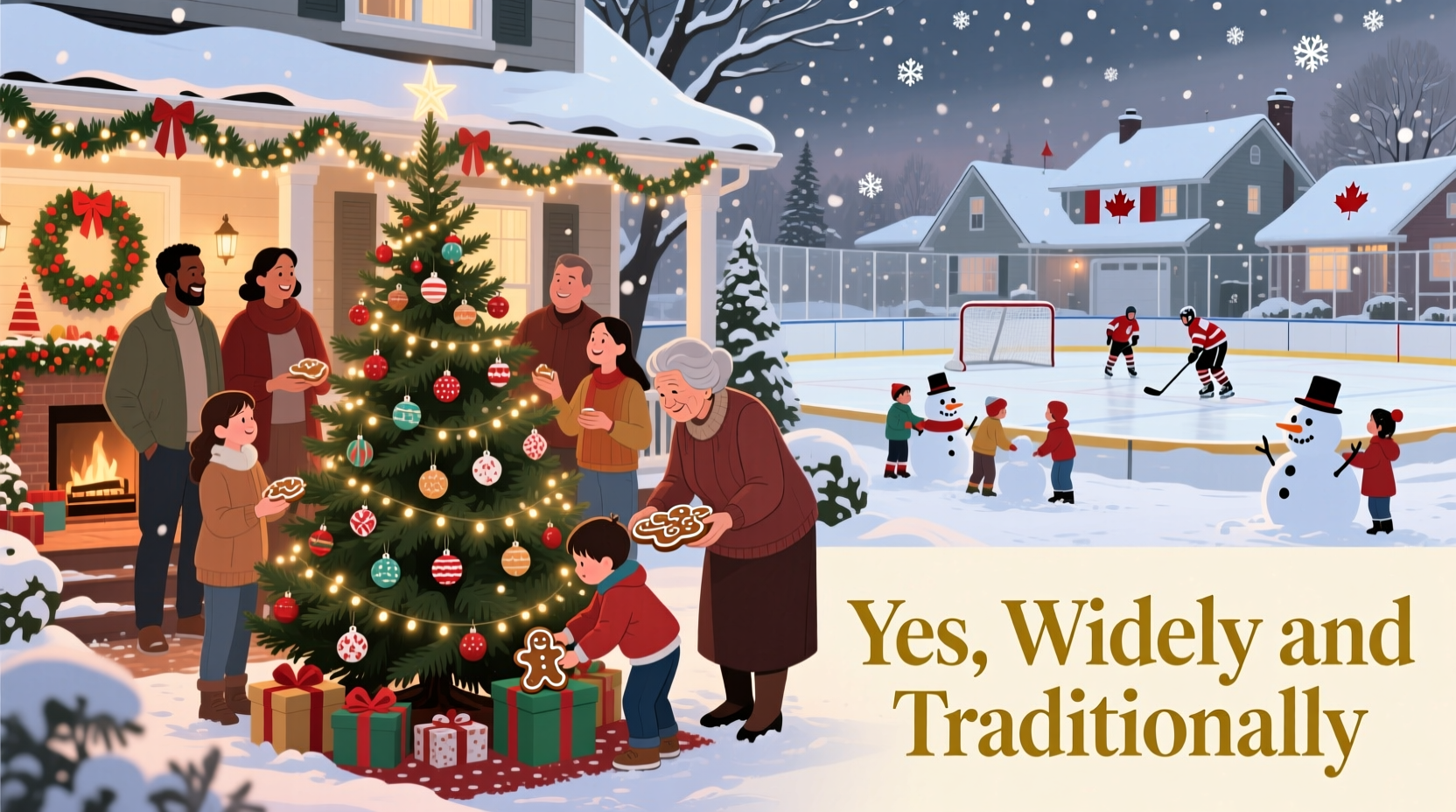 do canadians celebrate christmas
