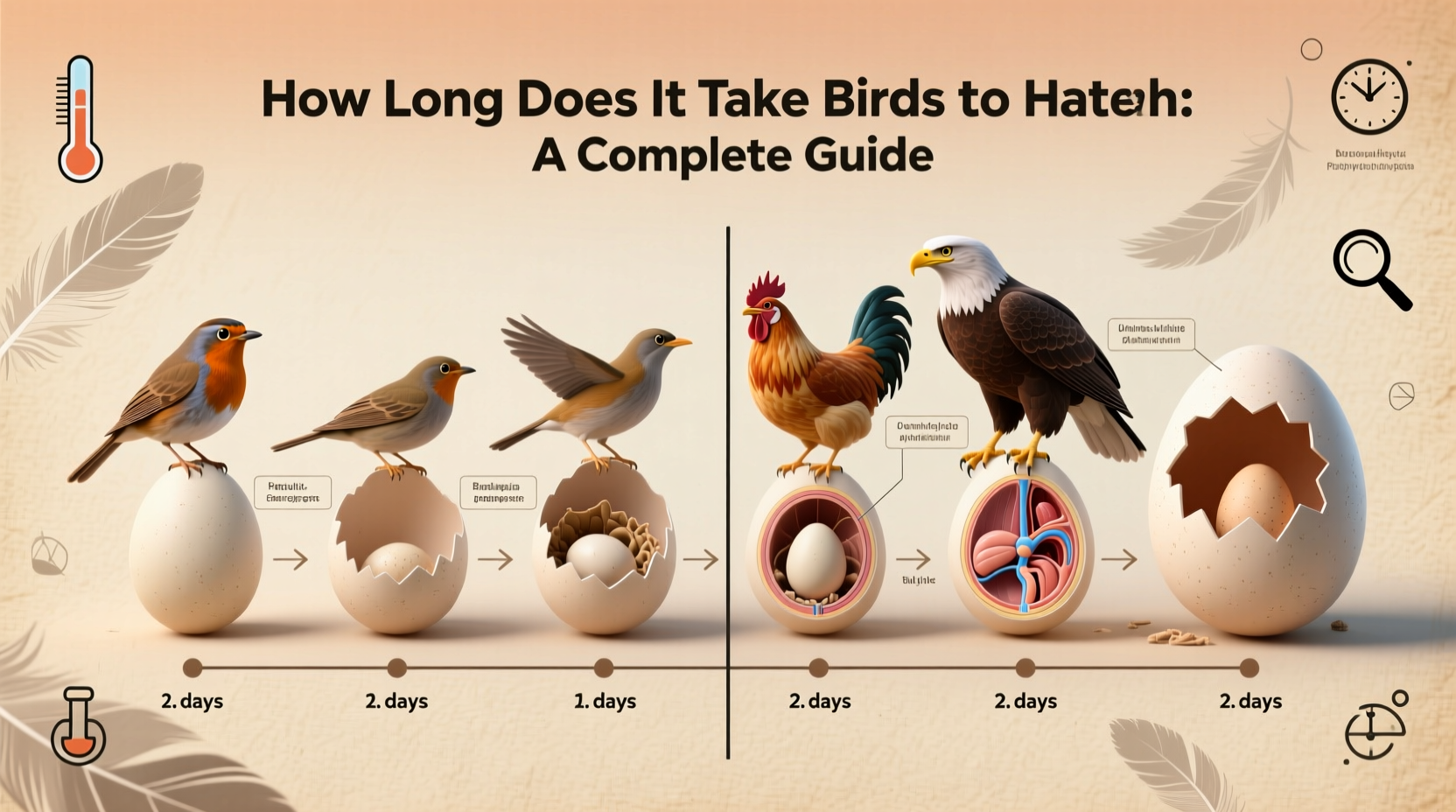 how long does it take birds to hatch