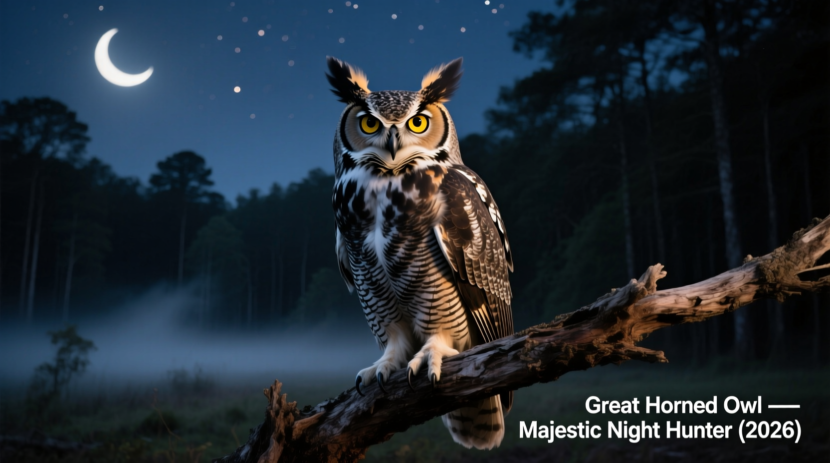 Great Horned Owl: Majestic Night Hunter (2026)
