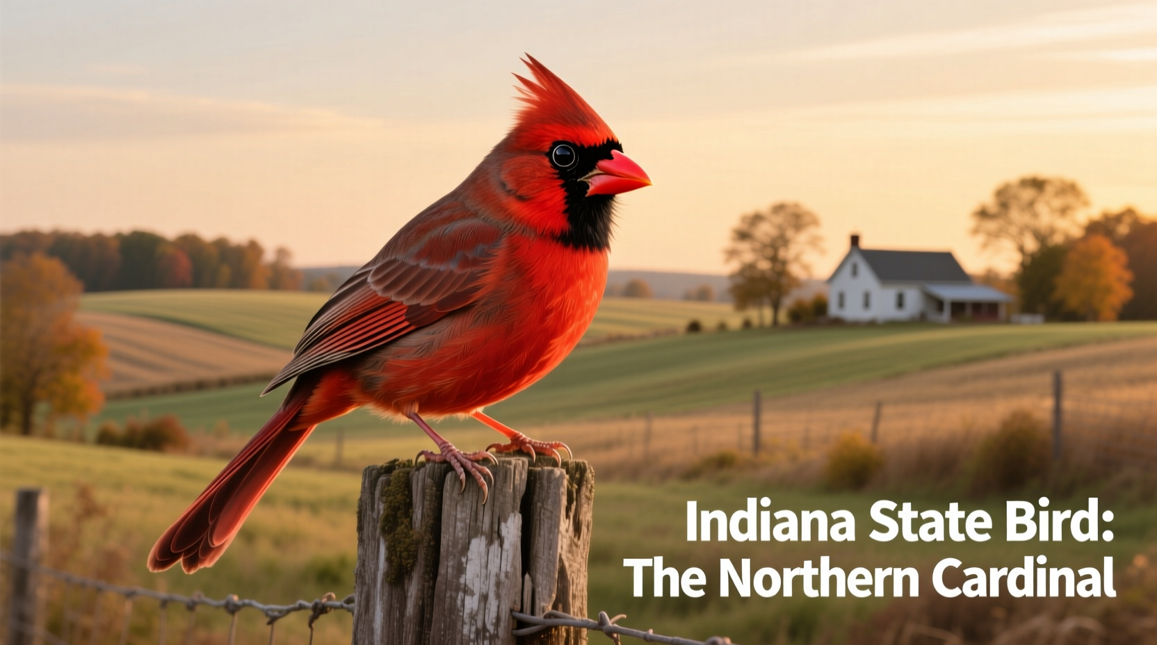 what is indiana state bird