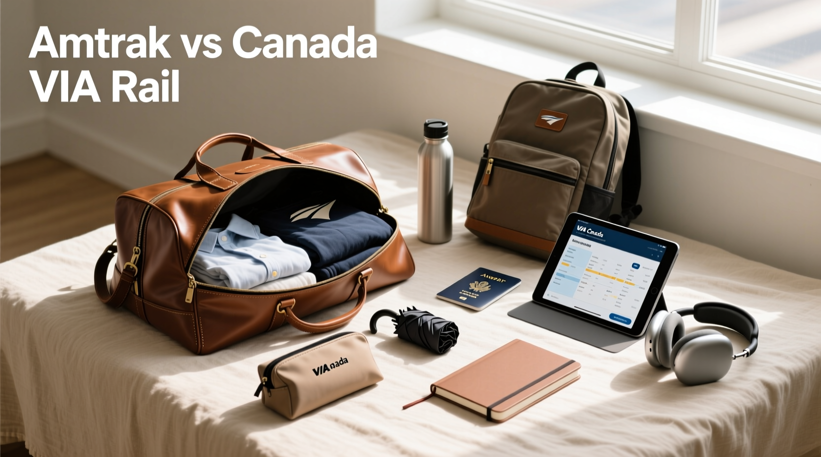 Amtrak vs Canada VIA Rail Gear Guide: What to Pack & Why
