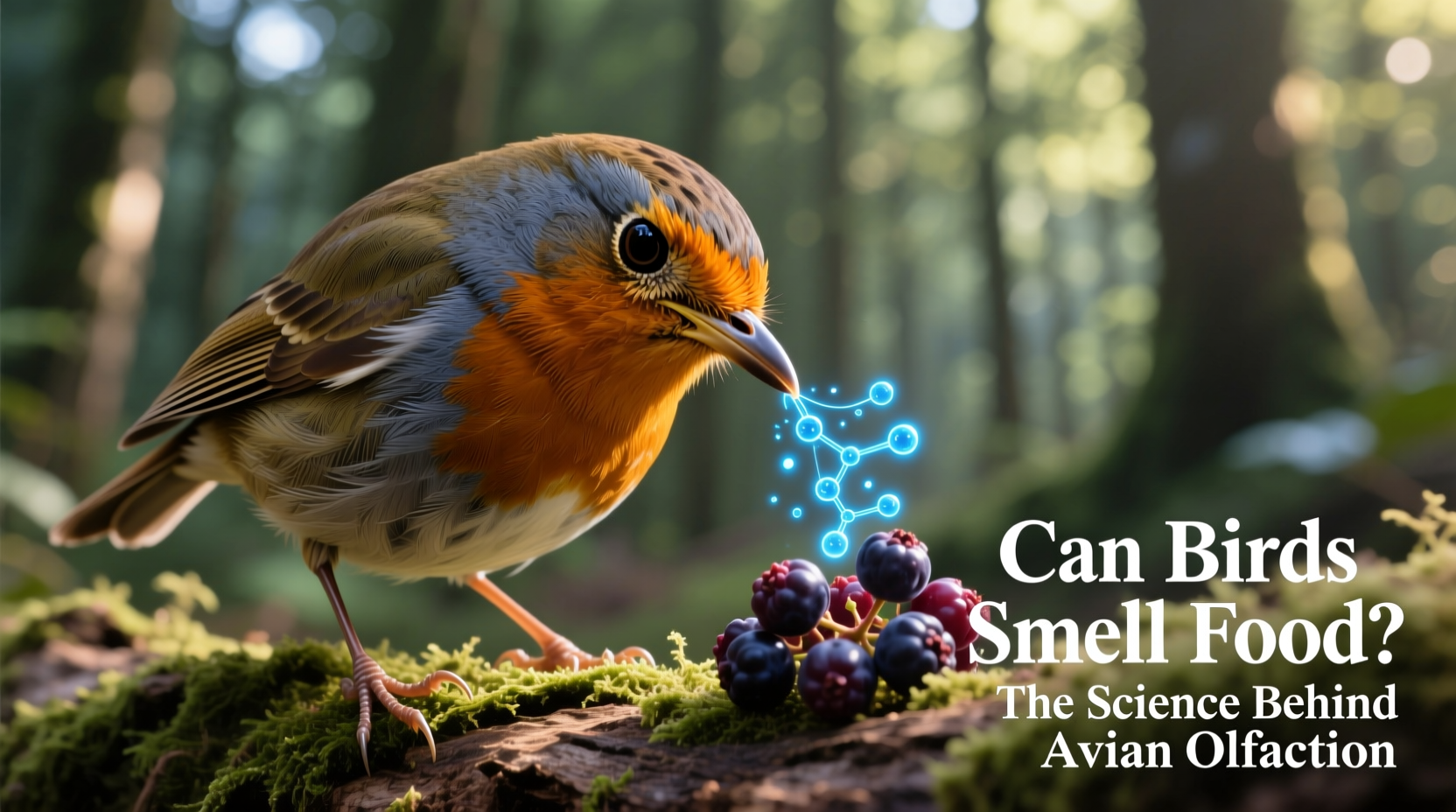 can birds smell food