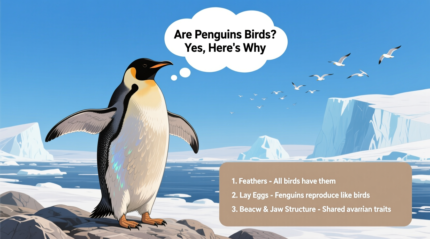 are penguins birds