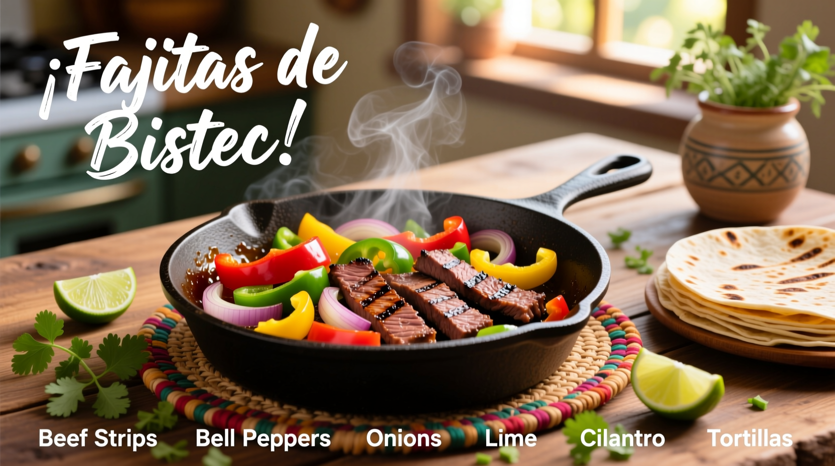 how to cook steak fajitas