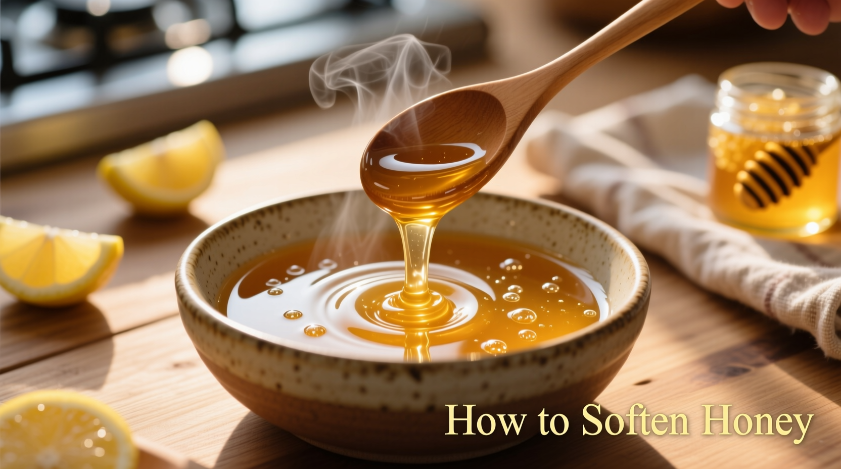 how to soften honey