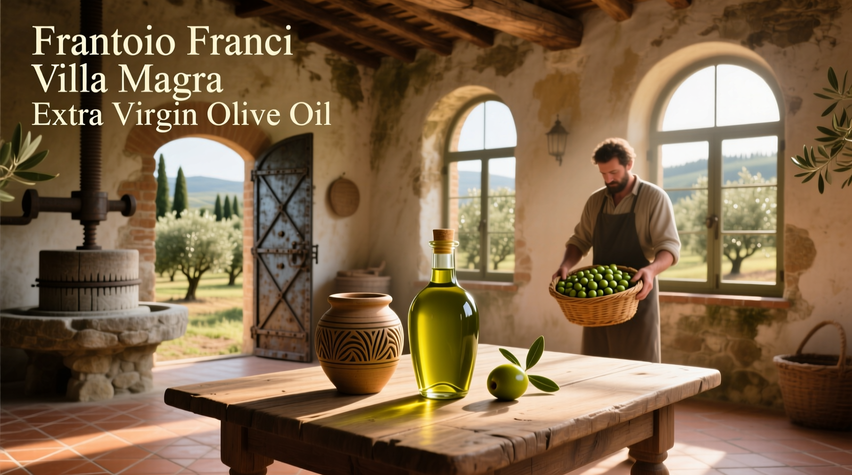 Close-up of olive oil being poured into a dish