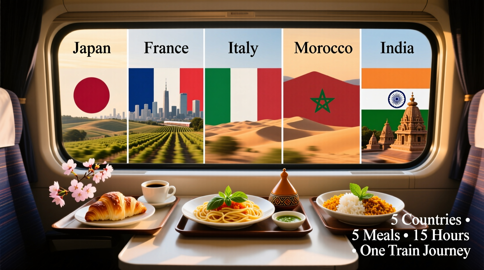 How to Do 5-Countries-5-Meals-in-15-Hours by Train: Practical Guide