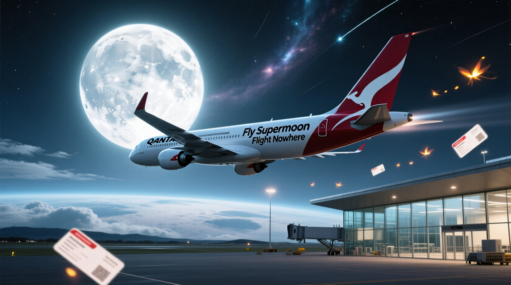 How to Book Qantas Fly Supermoon Flight Nowhere: Logistics Guide