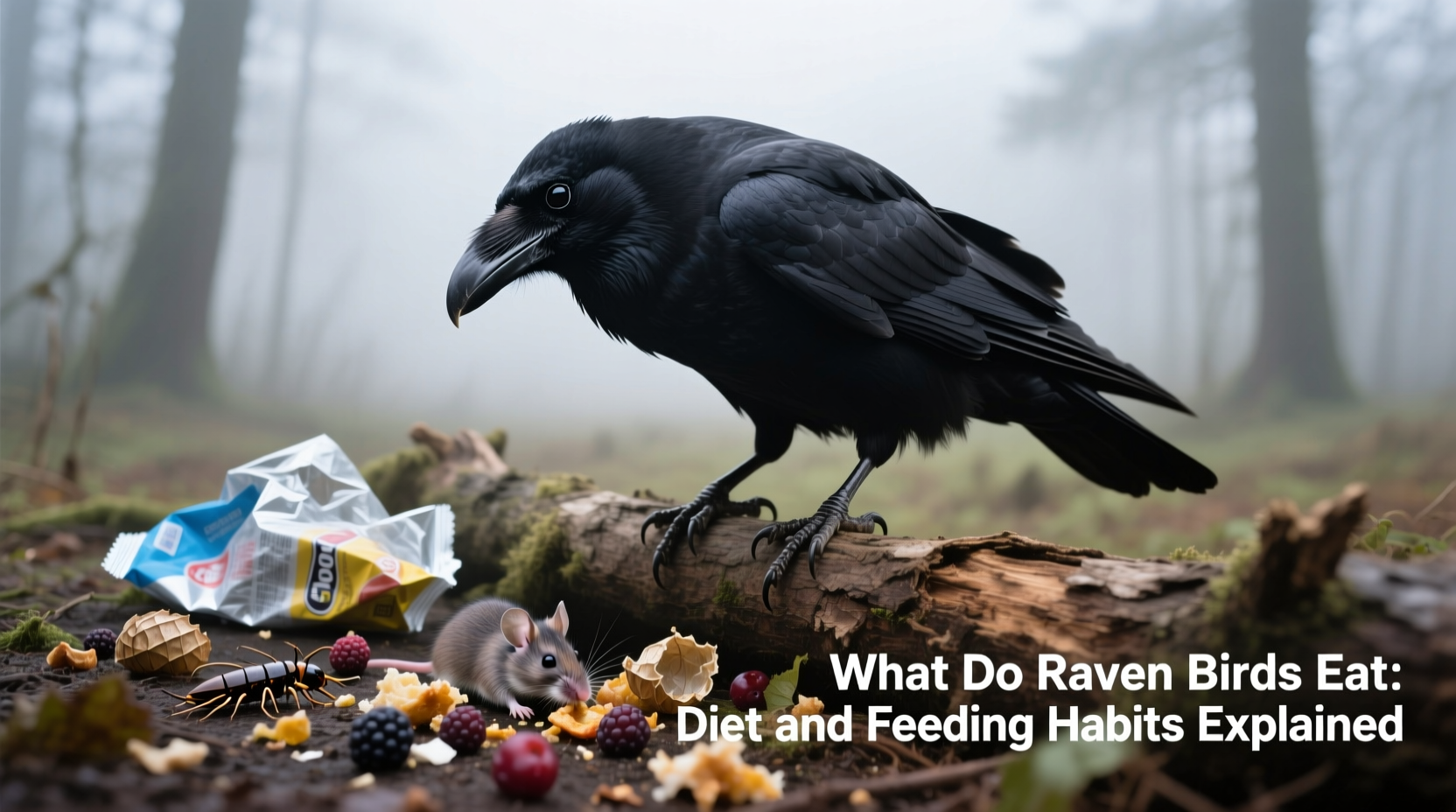 what do raven birds eat