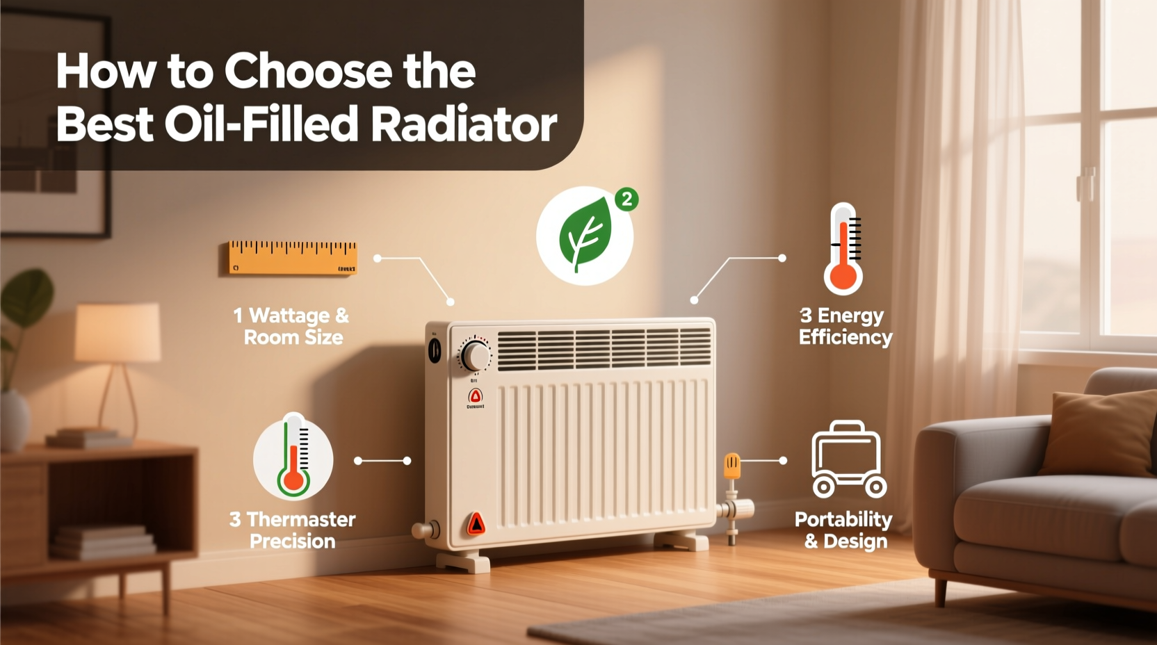 Oil Radiator Controls How to Choose the Best Oil Filled Radiator for Your Home