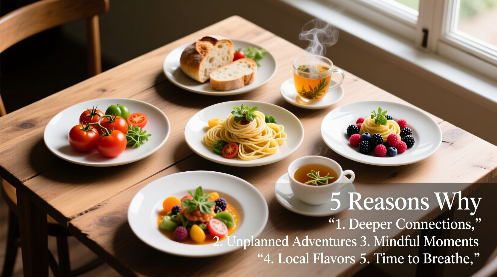 Five Reasons Why Slow Travel Beats Going on Vacation: A Culinary Guide