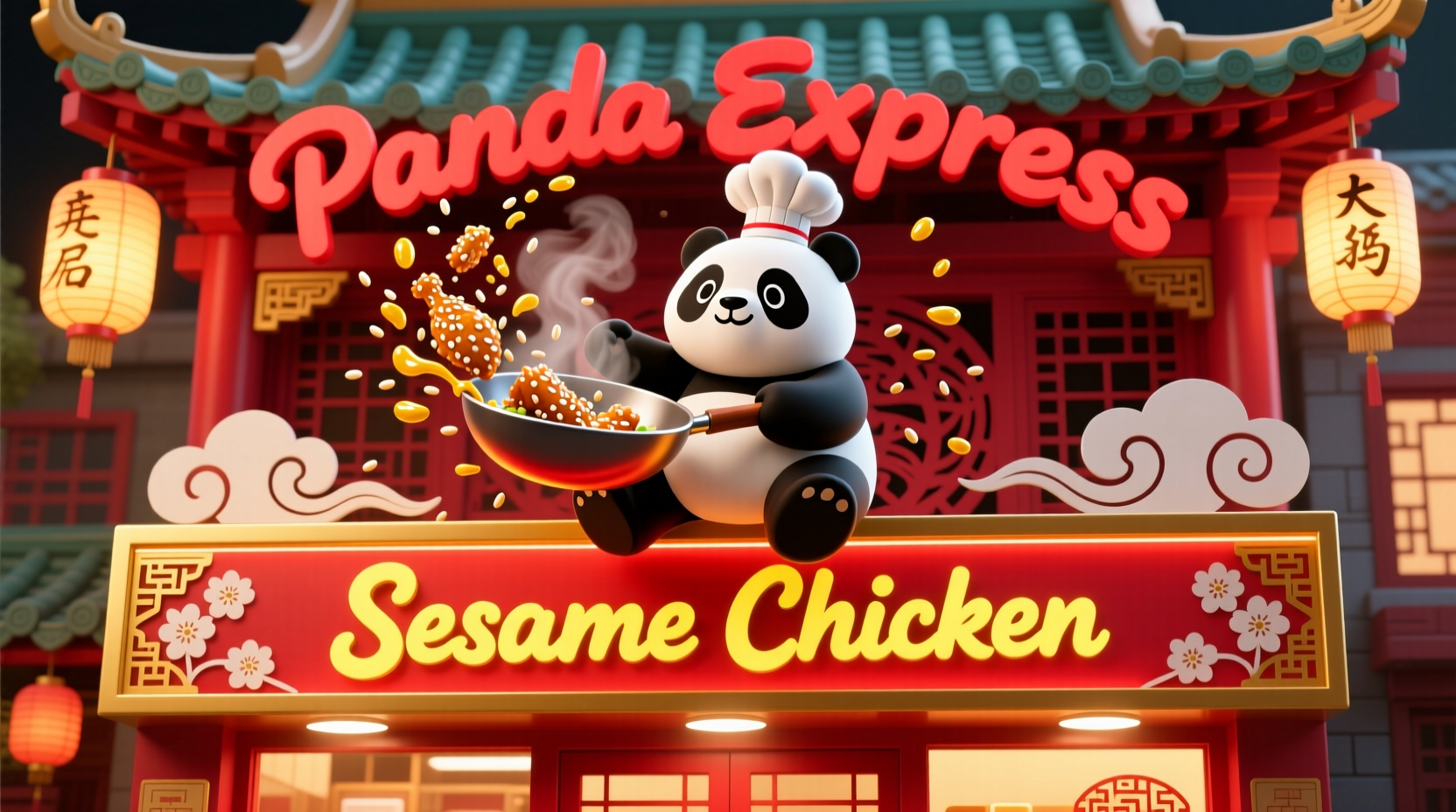 sesame chicken panda express
