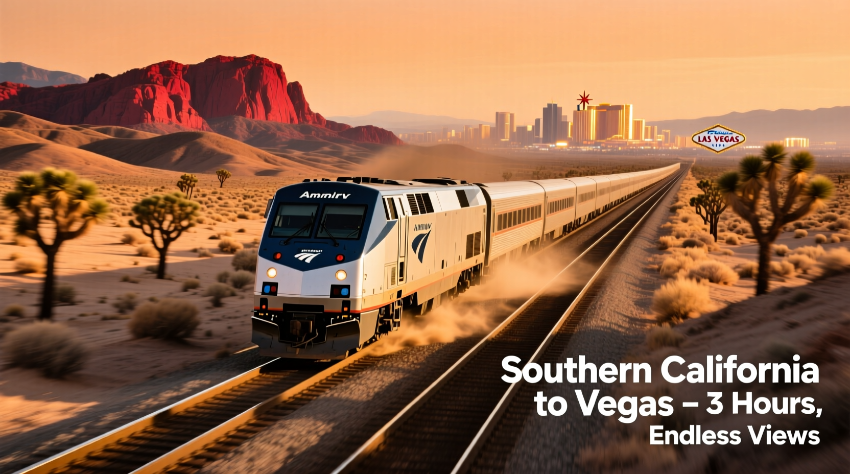 How to Get from Southern California to Vegas by Train: Realistic Options Guide