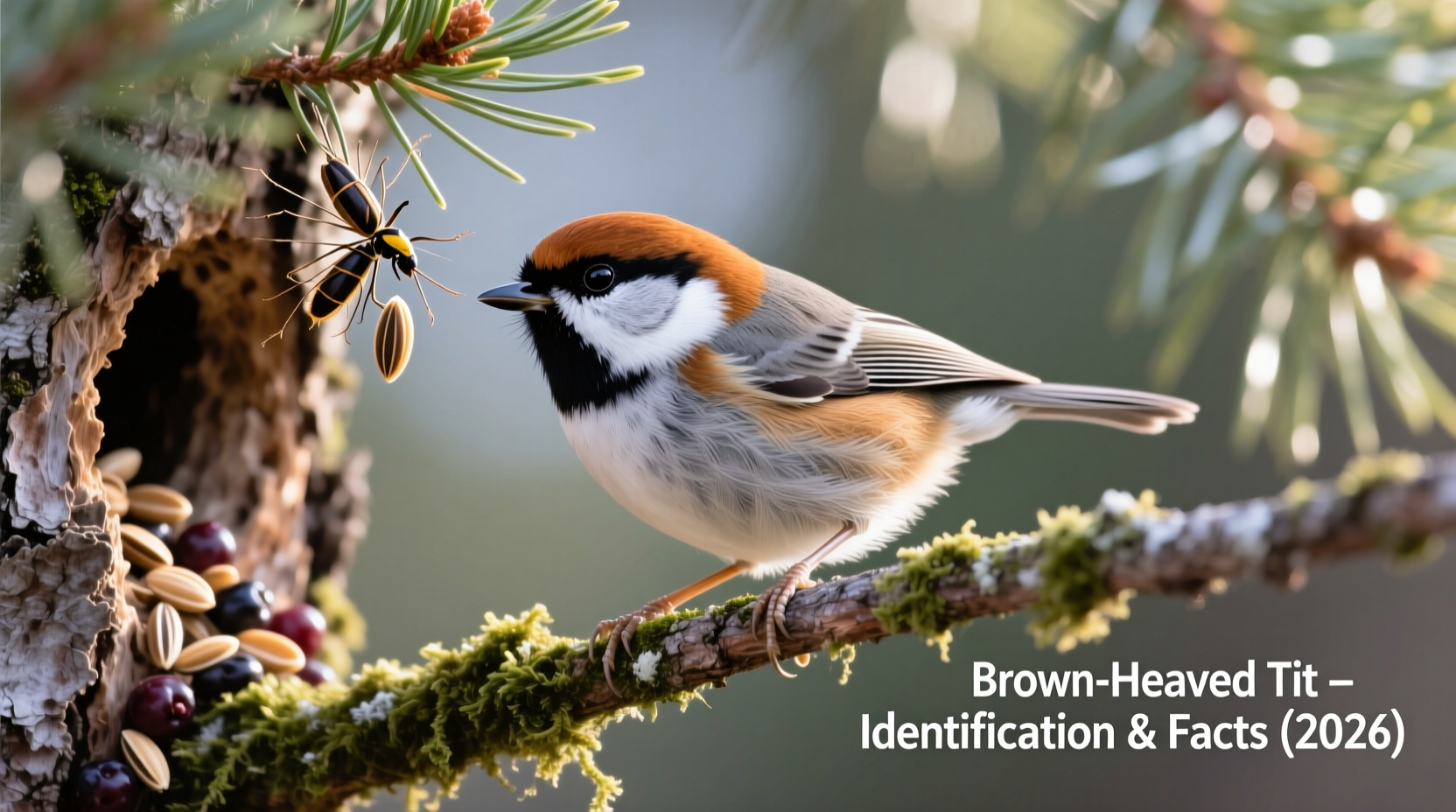 Brown Headed Tit: Identification & Facts (2026)