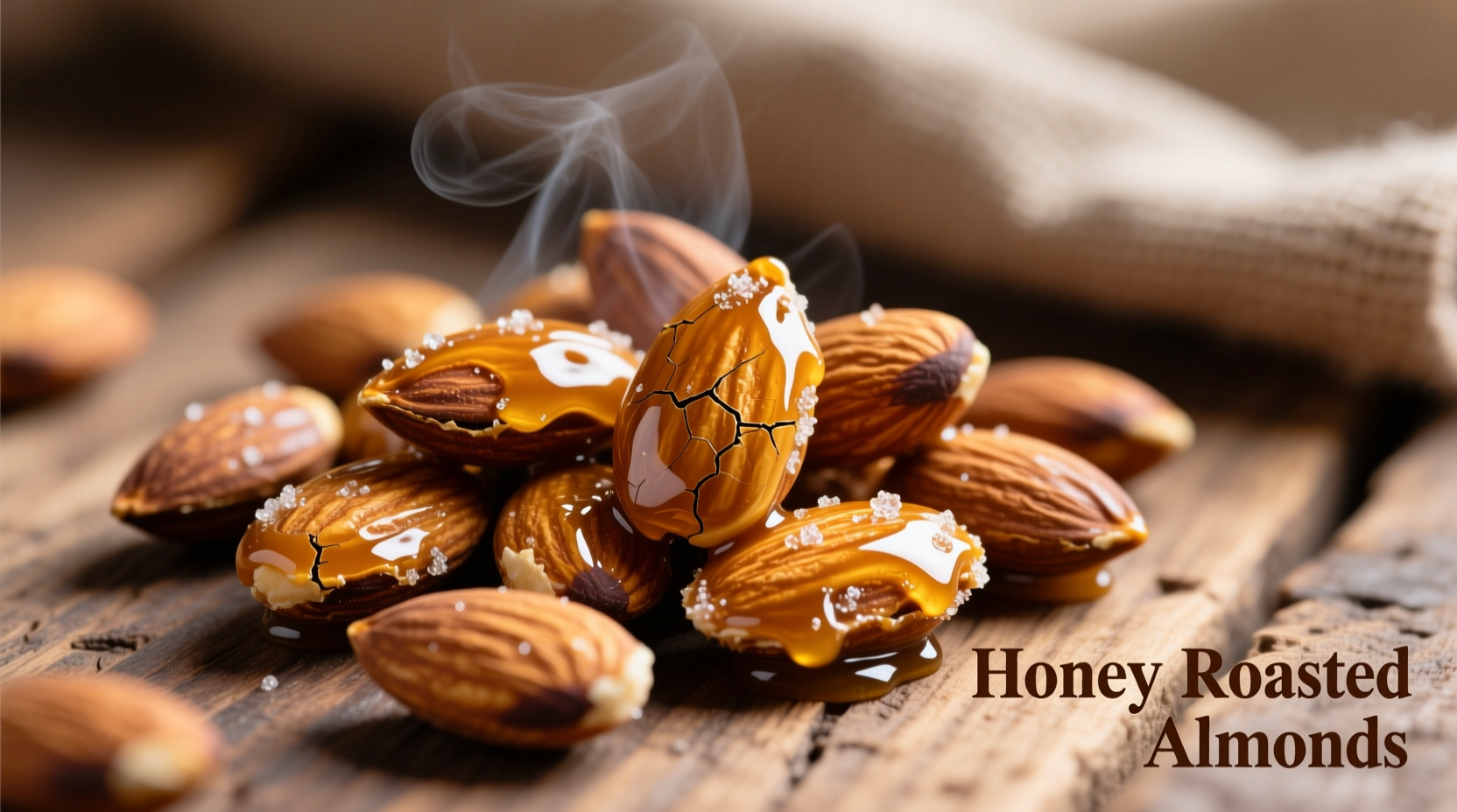 honey roasted almonds
