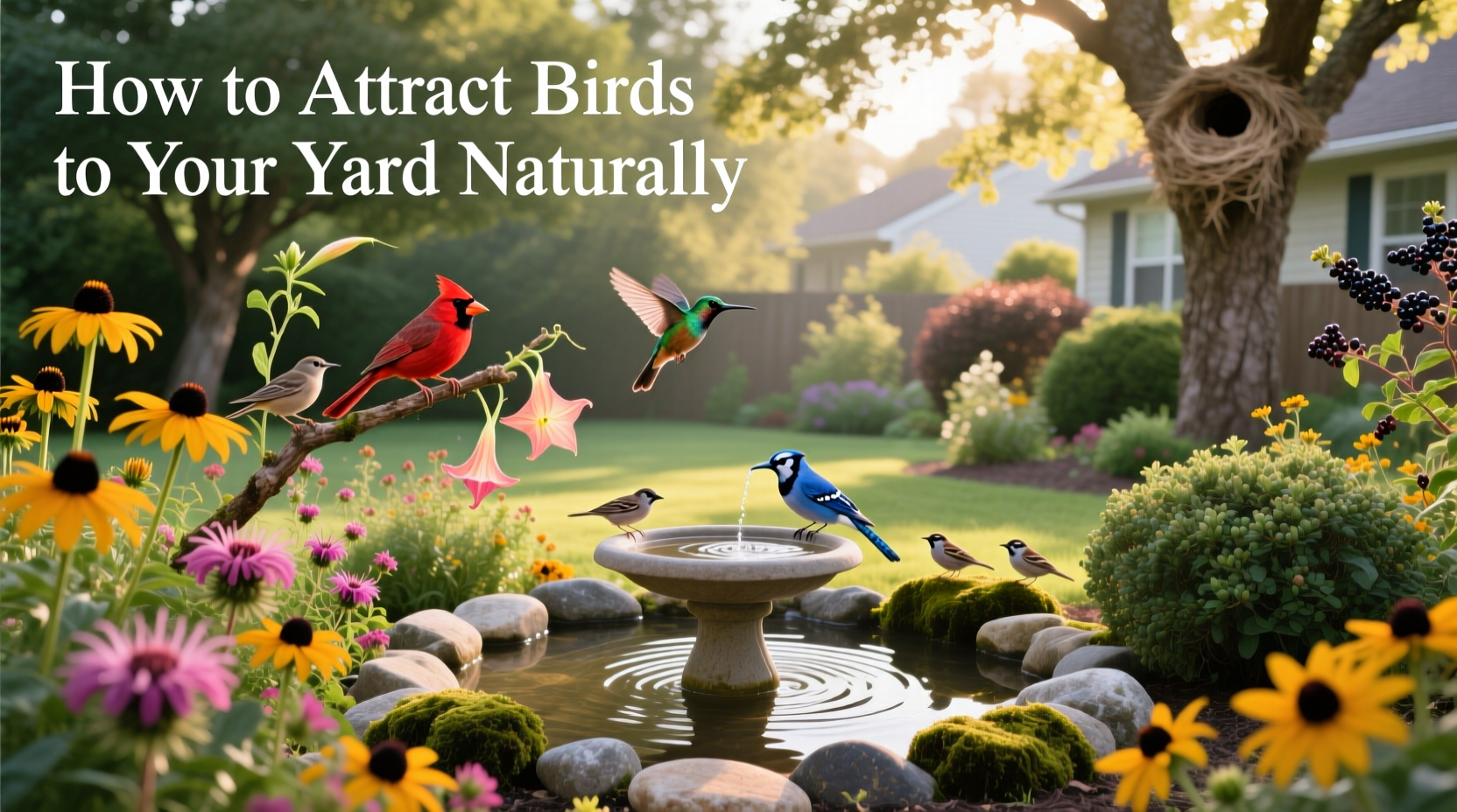 how to attract birds