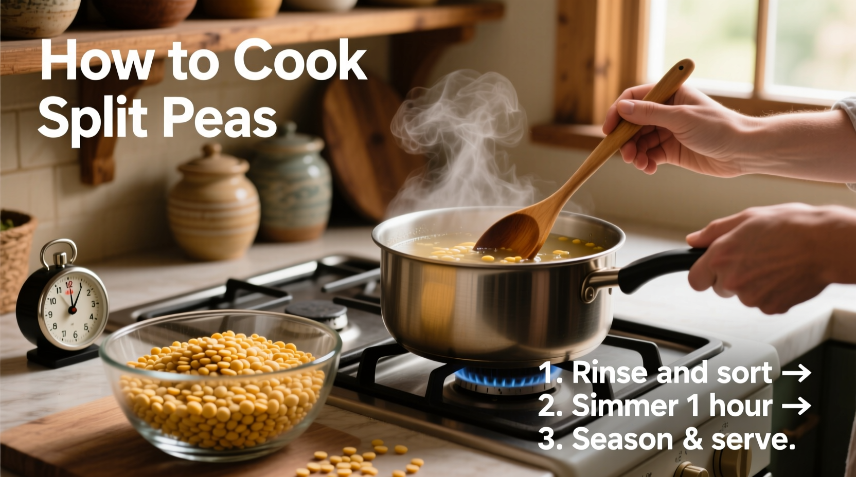 How to Cook Split Peas: Perfect Method in 30 Minutes