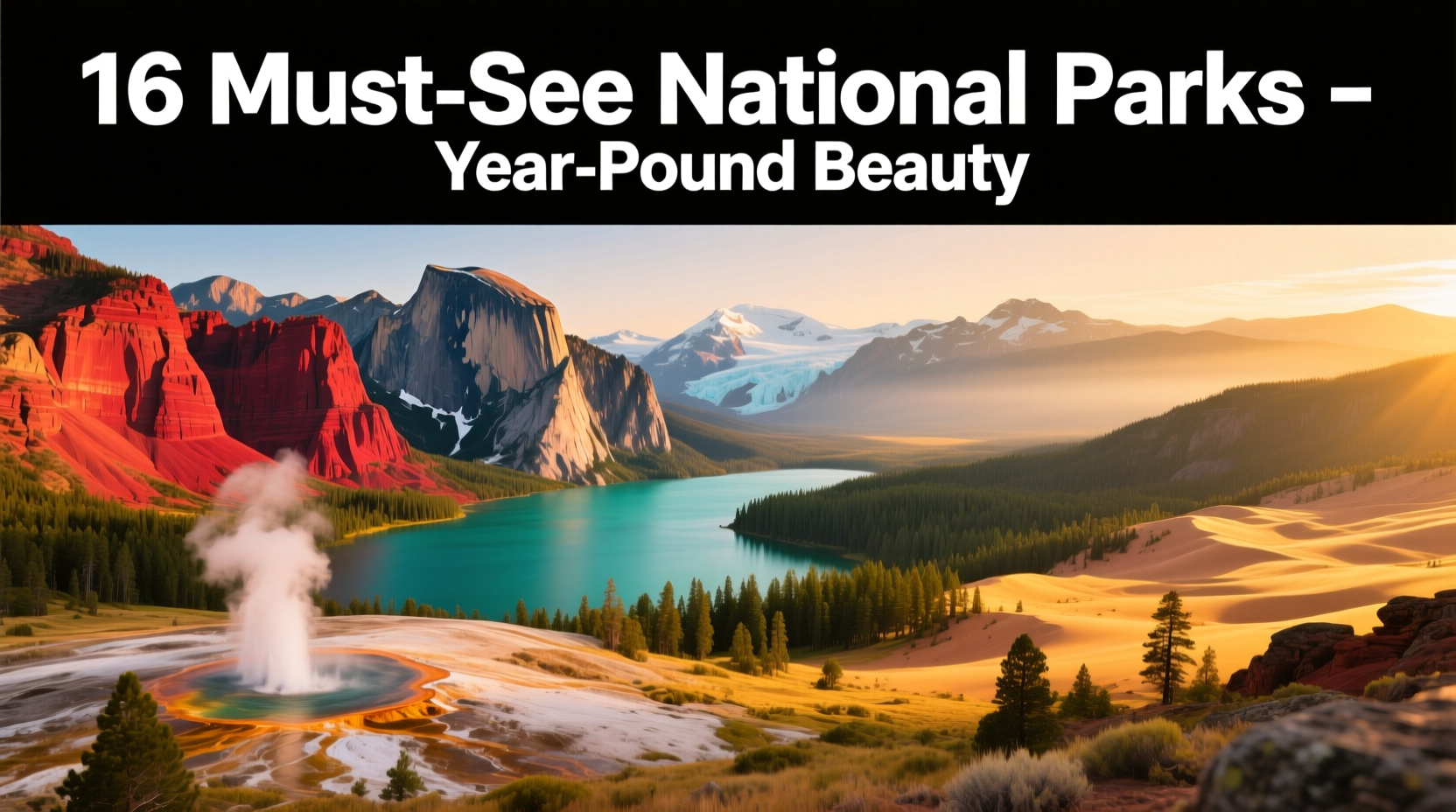 16 Must-See National Parks in a Year: Budget Travel Guide