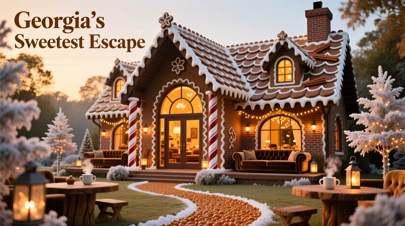 Life-Size Gingerbread House Resort Georgia: Budget Traveler’s Guide