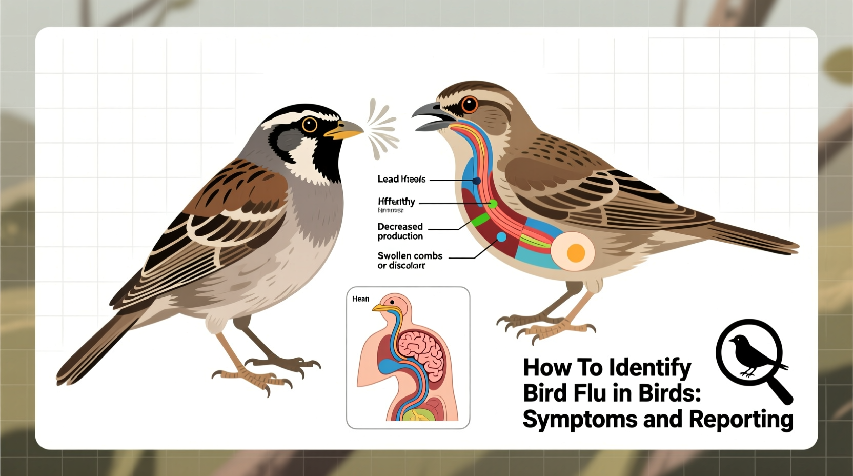 how do you know if a bird has bird flu