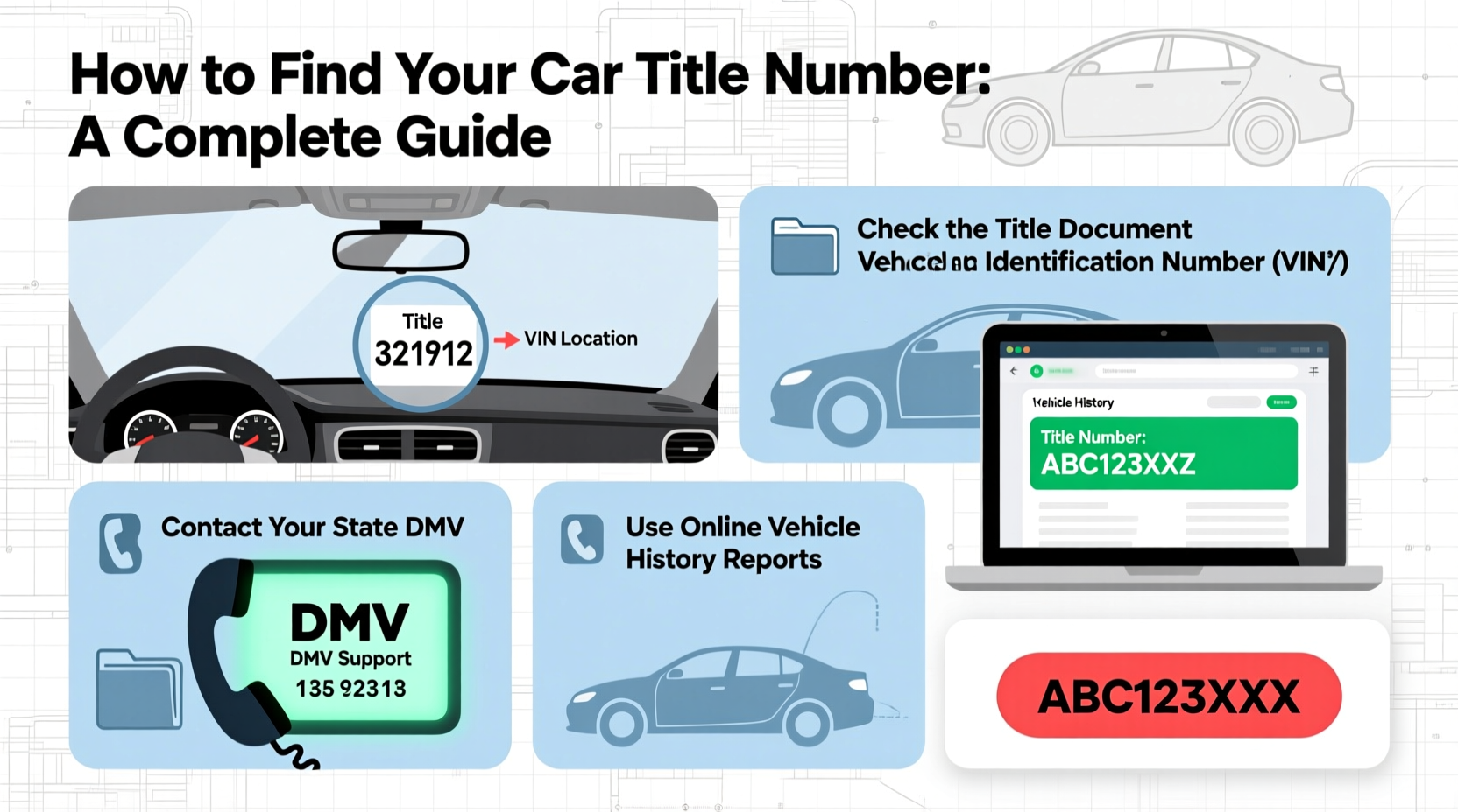 how do i find my car title number