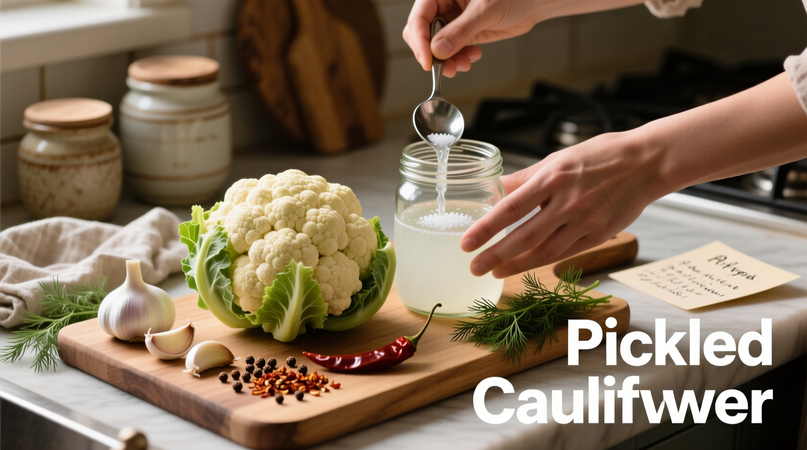 how to pickle cauliflower