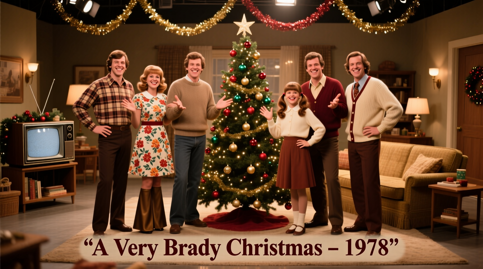 a very brady christmas cast